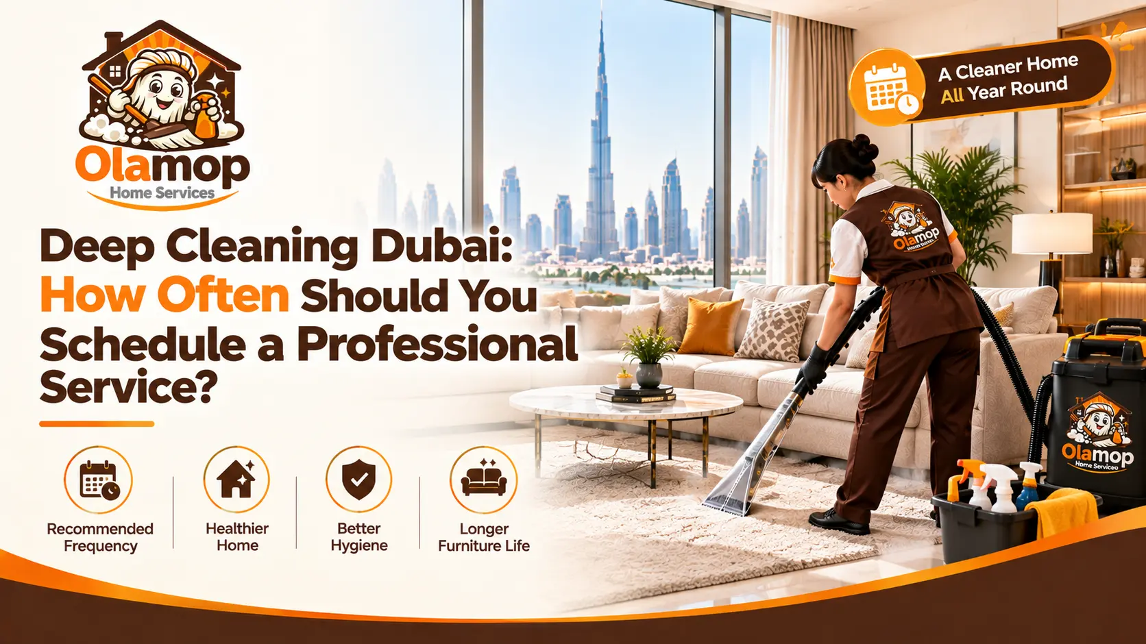 Deep Cleaning Dubai: How Often Should You Schedule a Professional Service?