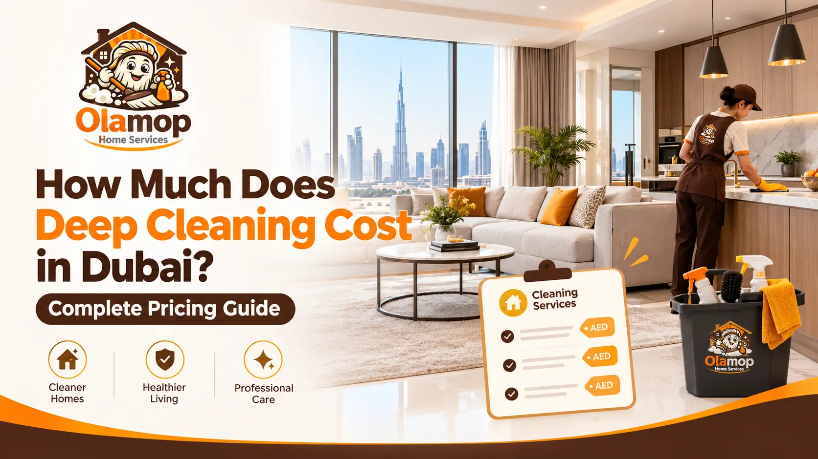 How Much Does Deep Cleaning Cost in Dubai? Complete Pricing Guide